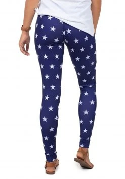 Tipsy Elves Liberty Star Leggings For Women -Cheap Halloween Store tipsy elves womens liberty star leggings 2
