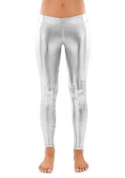 Women's Tipsy Elves Silver Leggings