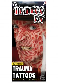 Tinsley Transfers Torched Tattoo Of A Burned Man