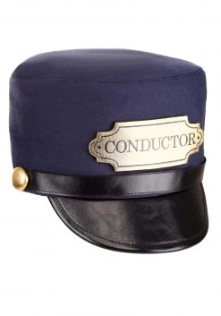 Elope Train Conductor Costume Hat For Kids -Cheap Halloween Store train conductor hat alt 4