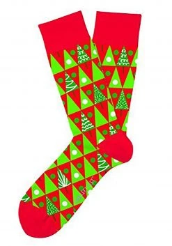 DM Merchandising The Two Left Feet Christmas Pine Grove Adult Socks