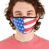 Scratch Tracks Protective Uncle Sam Fabric Face Covering Mask