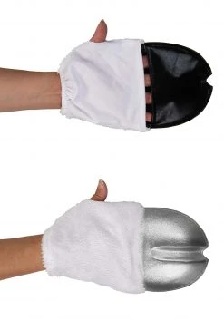 Elope Silver Unicorn Costume Front Hooves