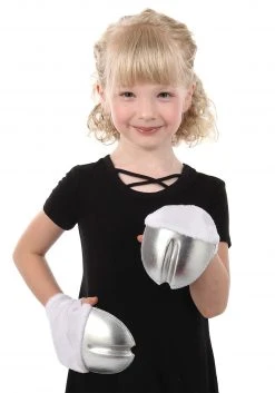 Elope Silver Unicorn Costume Front Hooves -Cheap Halloween Store unicorn costume front hooves silver alt 2