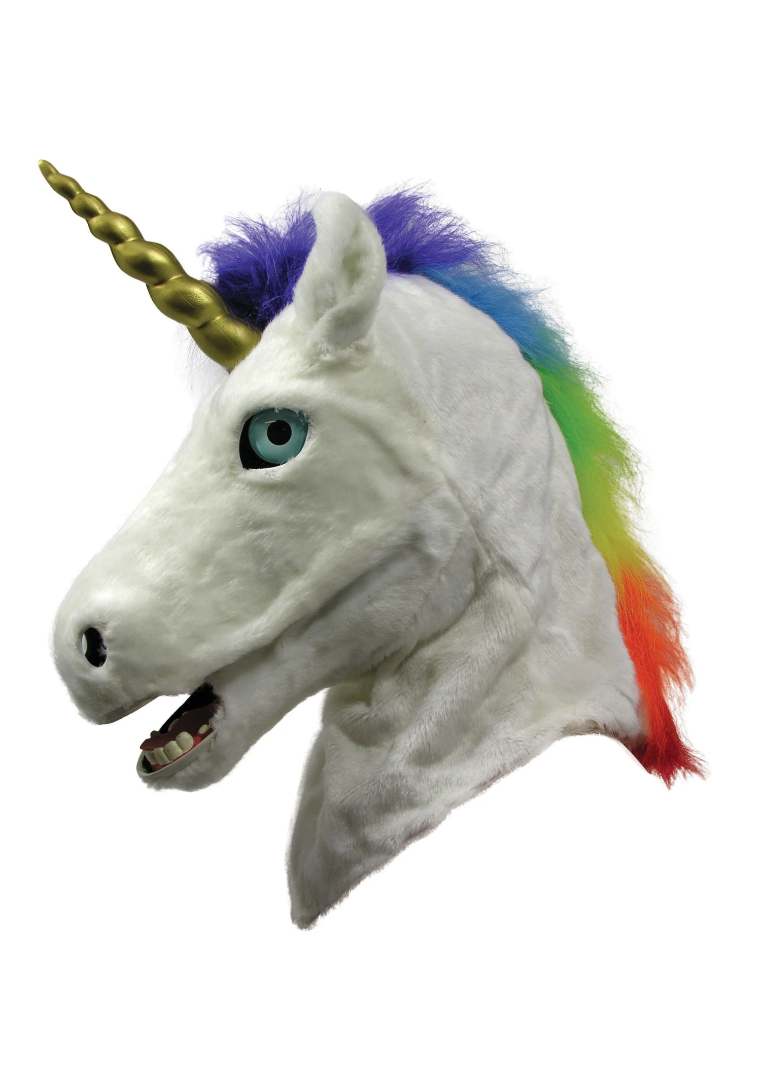 Forum Novelties, Inc Unicorn Moving Mouth Adult Mask 1 Forum Novelties, Inc Unicorn Moving Mouth Adult Mask