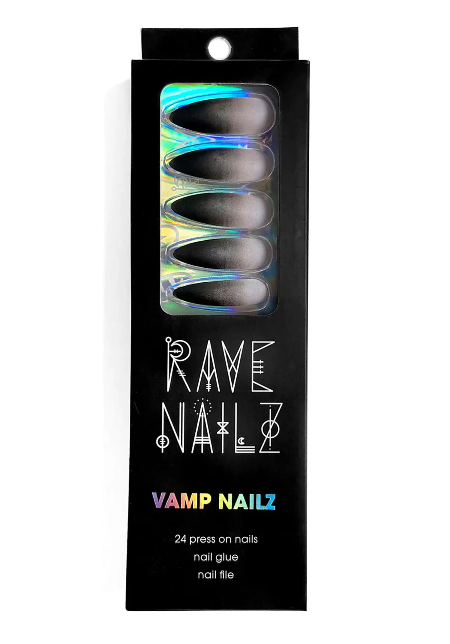 Rave Nailz Vamp Ombre Press-On Nails Kit 2 Rave Nailz Vamp Ombre Press-On Nails Kit - Image 2