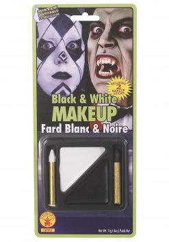 Rubies Costume Co. Inc Washable Black And White Makeup