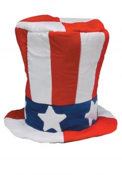Jacobson Hats Velvet Uncle Sam Top Hat