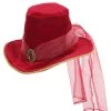 Elope Victorian Red Top Hat