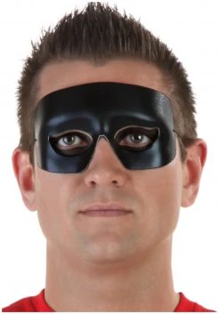 H.M. Smallwares Hero And Villain Black Eye Mask