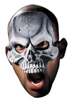 Disguise Vinyl Skull Half Mask