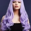 Smiffys Violet Fever Gigi Heat Styleable Wig For Women