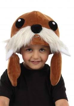 Elope Plush Walrus Spray Toy Hat