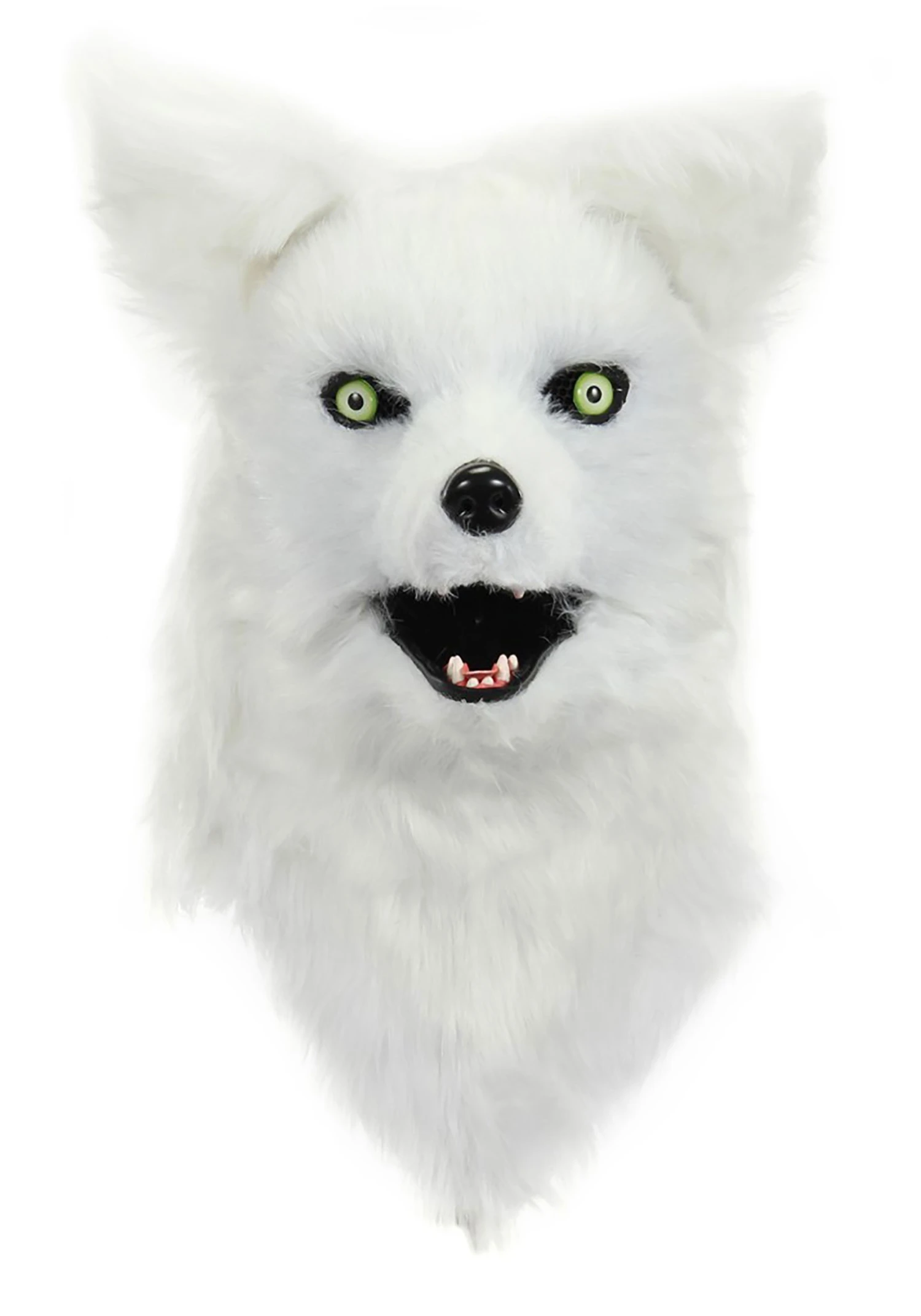Elope White Fox Mouth Mover Mask 2 Elope White Fox Mouth Mover Mask - Image 2