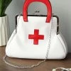 Fushengyuan Industry CO., White Nurse Costume Accessory Purse