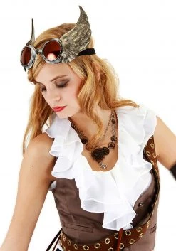 Elope Winged Detailed Goggles Silver