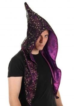 Elope Wizard Alchemy Hood Purple And Stars