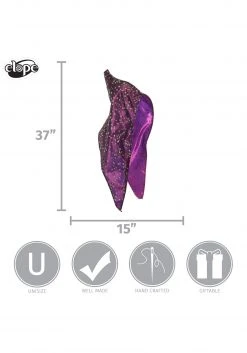 Elope Wizard Alchemy Hood Purple And Stars -Cheap Halloween Store wizard alchemy hood purple alt 4