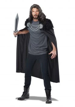 California Costume Collection Wolf Clan Warrior Cape