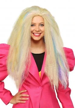 Partytime Costume & Lingerie (Yiwu) Factory 80s Crimped Women's Wig
