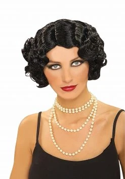 Forum Novelties, Inc Black Flapper Wig For Women