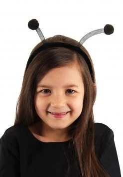 Elope Black Bug Antennae -Cheap Halloween Store womens black insect antennae alt 2