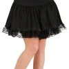 Fun Costumes Black Lace Petticoat 17'' Long