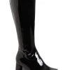 Ellie Women's Black Wide Width Gogo Boots