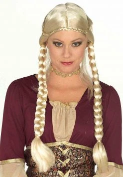 Forum Novelties, Inc Blonde Renaissance Braided Wig For Women