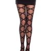 Music Legs Women's Criss Cross Leg Wrap Tights