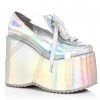 Ellie Hologram Platform Shoes For Women