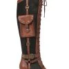 Ellie Lace Up Steampunk Heeled Boots For Women