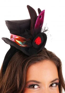 Elope Ladybug Cocktail Mini Top Hat For Women 5 Elope Ladybug Cocktail Mini Top Hat For Women -Cheap Halloween Store womens ladybug cocktail mini top hat alt 2