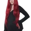 California Costume Collection Long Dark Red Wig For Women