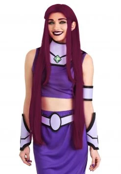 Partytime Costume & Lingerie (Yiwu) Factory Magenta Superhero Wig For Women