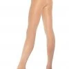 Leg Avenue Womens Nude Opaque Pantyhose