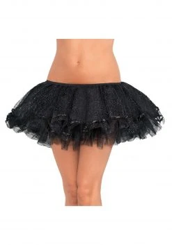 Amscan Women's Black Shimmer Plus Size Tutu