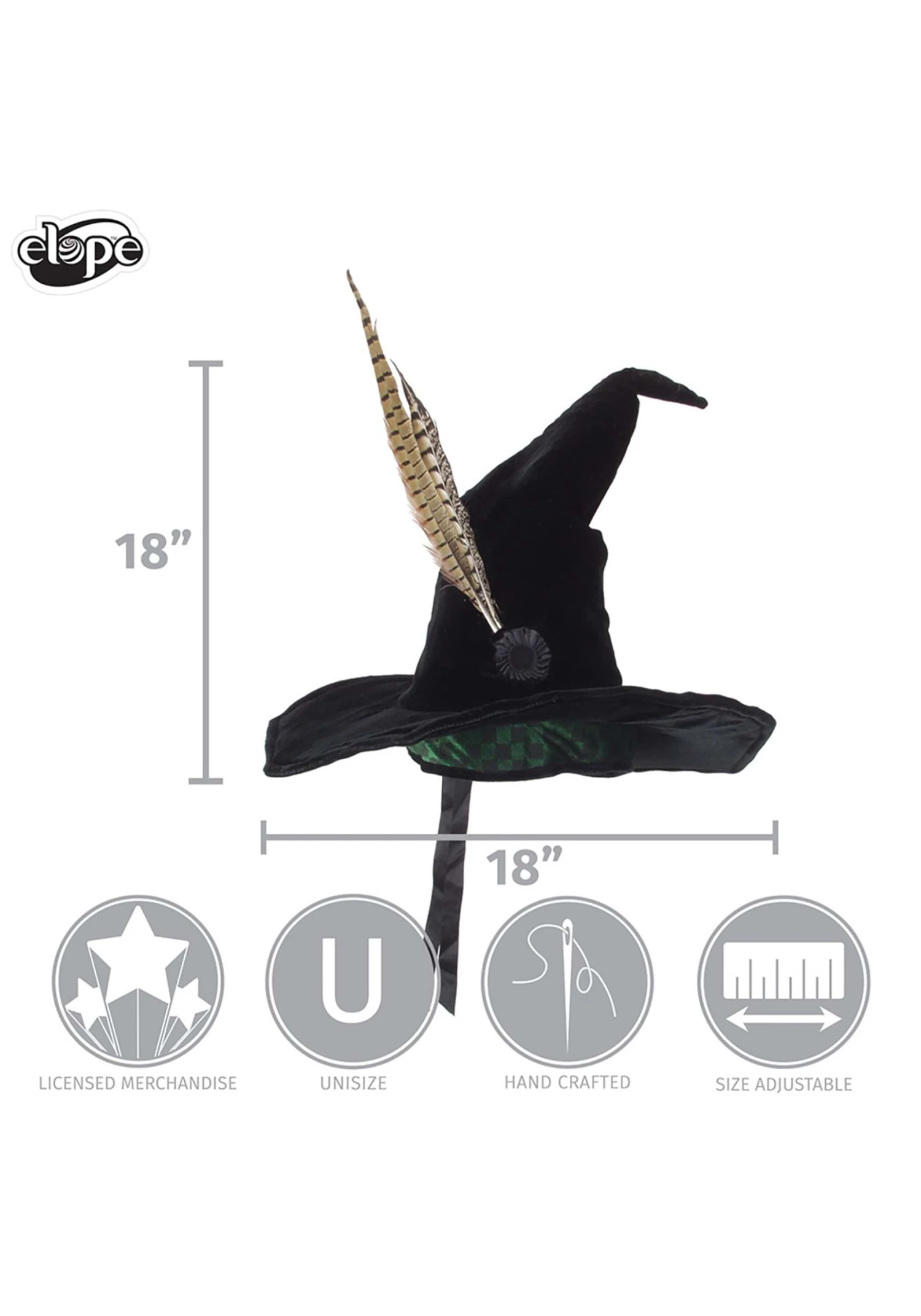 Elope Harry Potter Womens Professor McGonagall Hat 9 Elope Harry Potter Womens Professor McGonagall Hat - Image 9