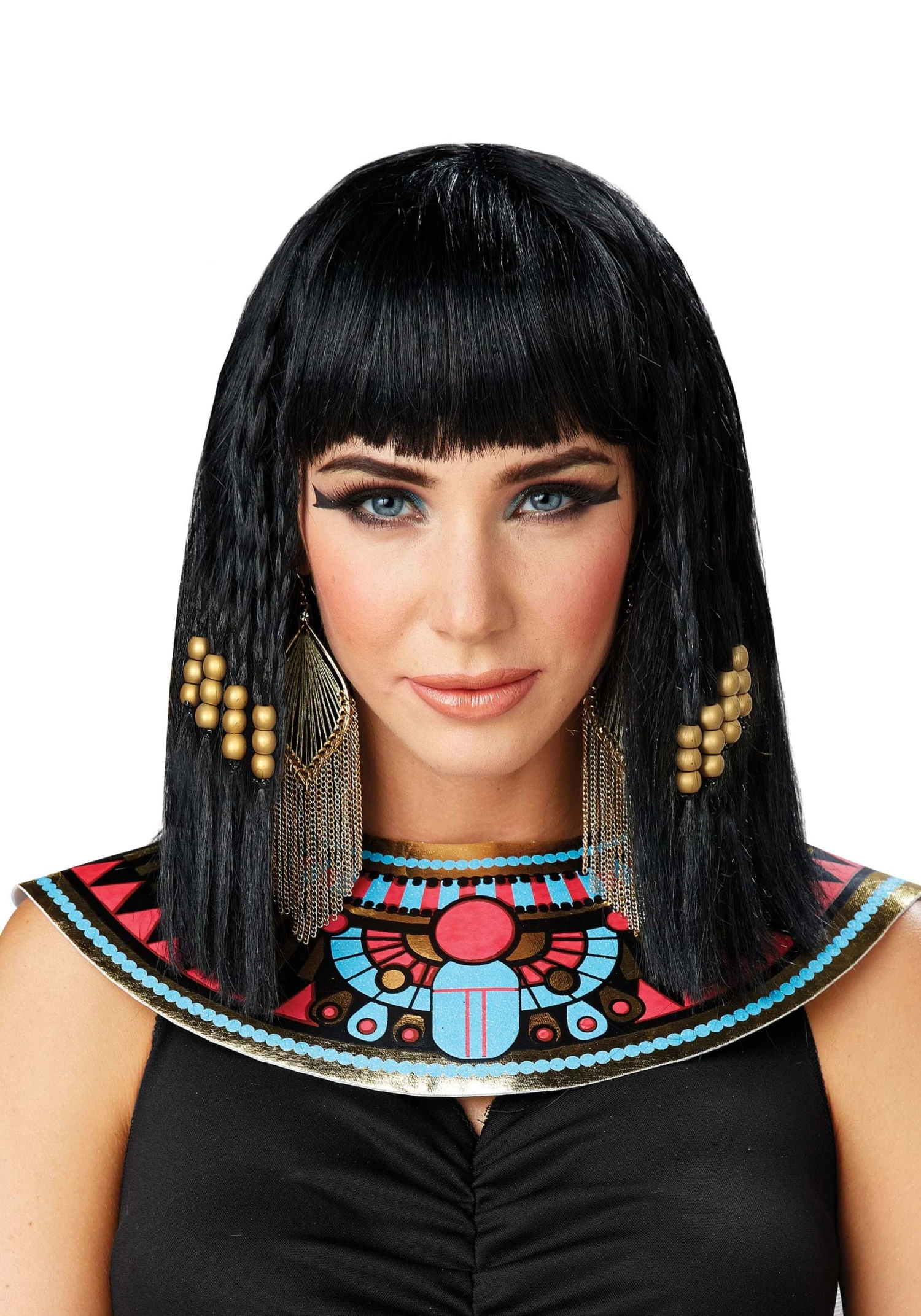 Seasons (HK) Ltd. Queen Cleopatra Black Wig For Women 1 Seasons (HK) Ltd. Queen Cleopatra Black Wig For Women