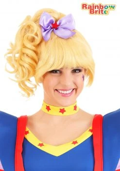 Partytime Costume & Lingerie (Yiwu) Factory Rainbow Brite Wig For Women