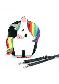 Comeco Women's Rainbow Unicorn Costume Purse