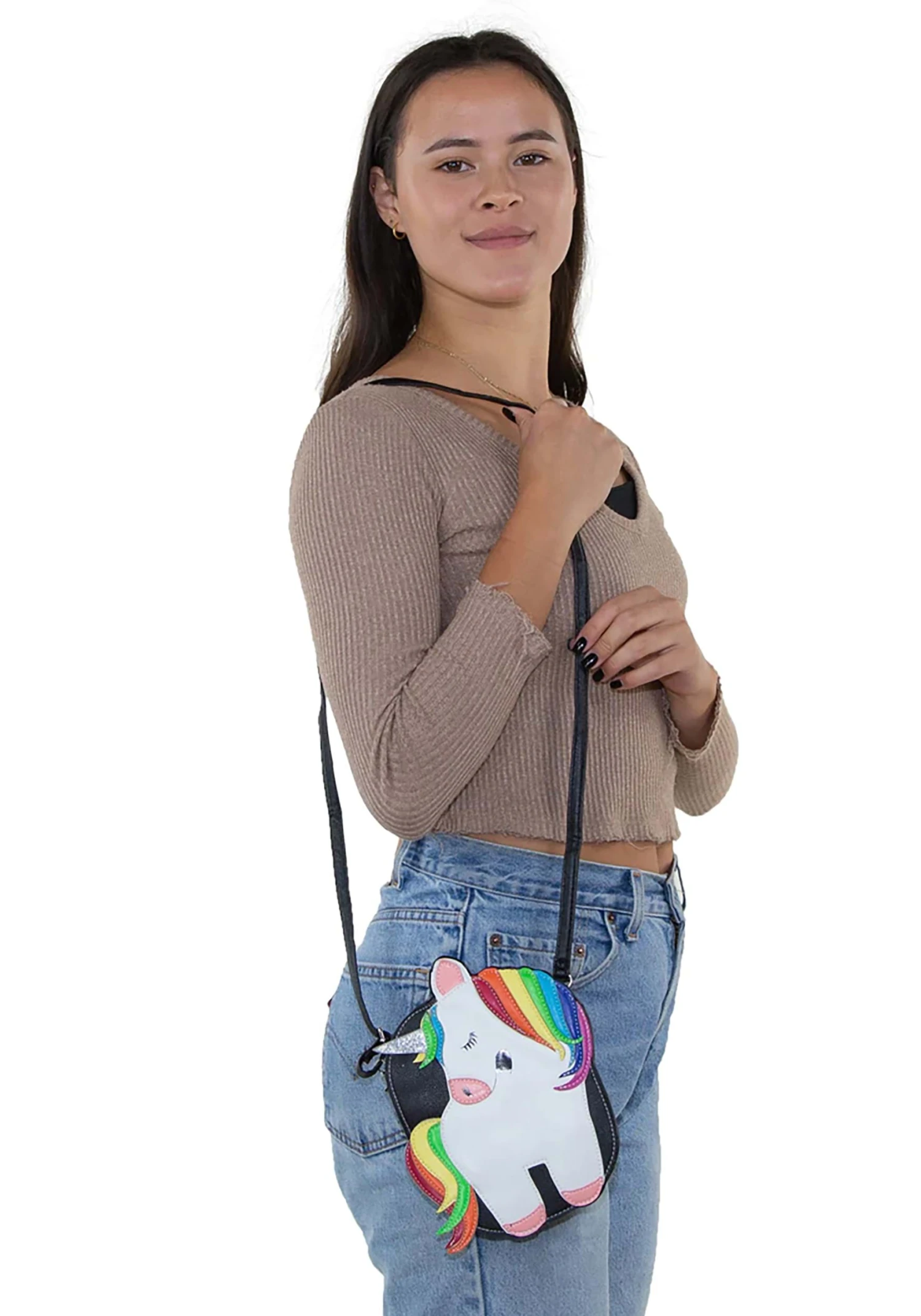 Comeco Women's Rainbow Unicorn Costume Purse 5 Comeco Women's Rainbow Unicorn Costume Purse - Image 5