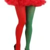NINGBO PARTYCRAZE COSTUME CO.,LTD. Red And Green Tights For Women