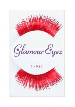 Westbay, Inc Women's Red Glamour Costume Eyelashes
