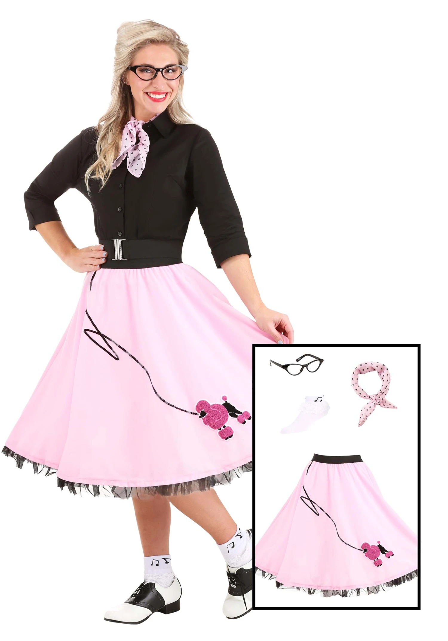 Fun Costumes Womens Sock Hop Kit 2 Fun Costumes Womens Sock Hop Kit - Image 2