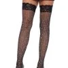 Leg Avenue Women's Sparkle Thigh Highs