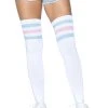 Leg Avenue Thigh High Athletic Socks For Women