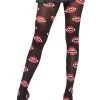 Leg Avenue Women's Vampire Teeth Tights