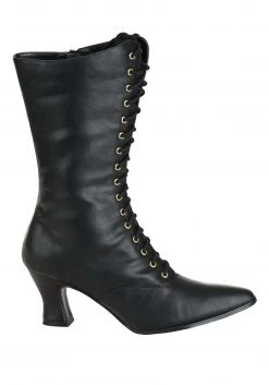 Dongguan Pei Feng Shoes Co., Ltd. Women's Victorian Heeled Boots -Cheap Halloween Store womens victorian boots alt 3