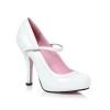 Ellie Women's White Baby Doll Heels